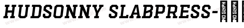 HudsonNY SlabPress字体转换